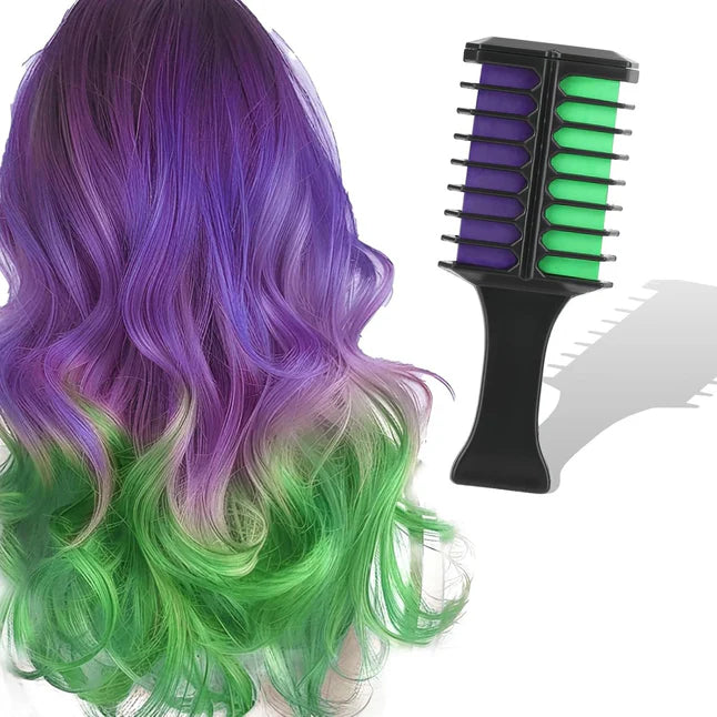 Washable 6 Colours Hair Chalk Comb Kit
