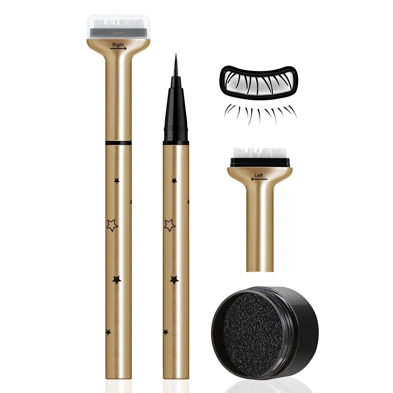Double-Ended Wing Stamp Eyeliner — Perfect Wings in 1 Second