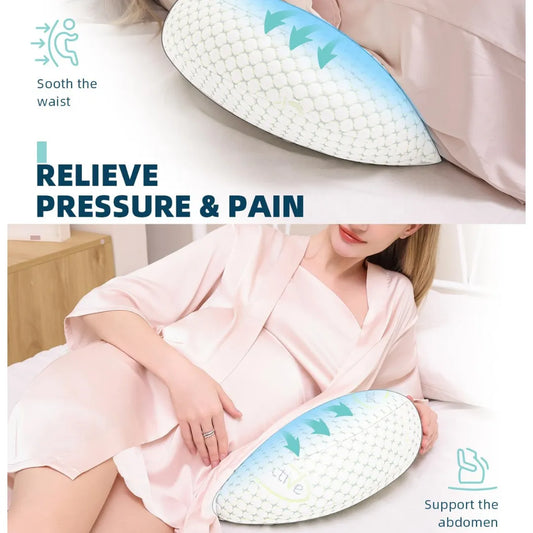Adjustable Pregnancy Support Pillow for Belly & Back