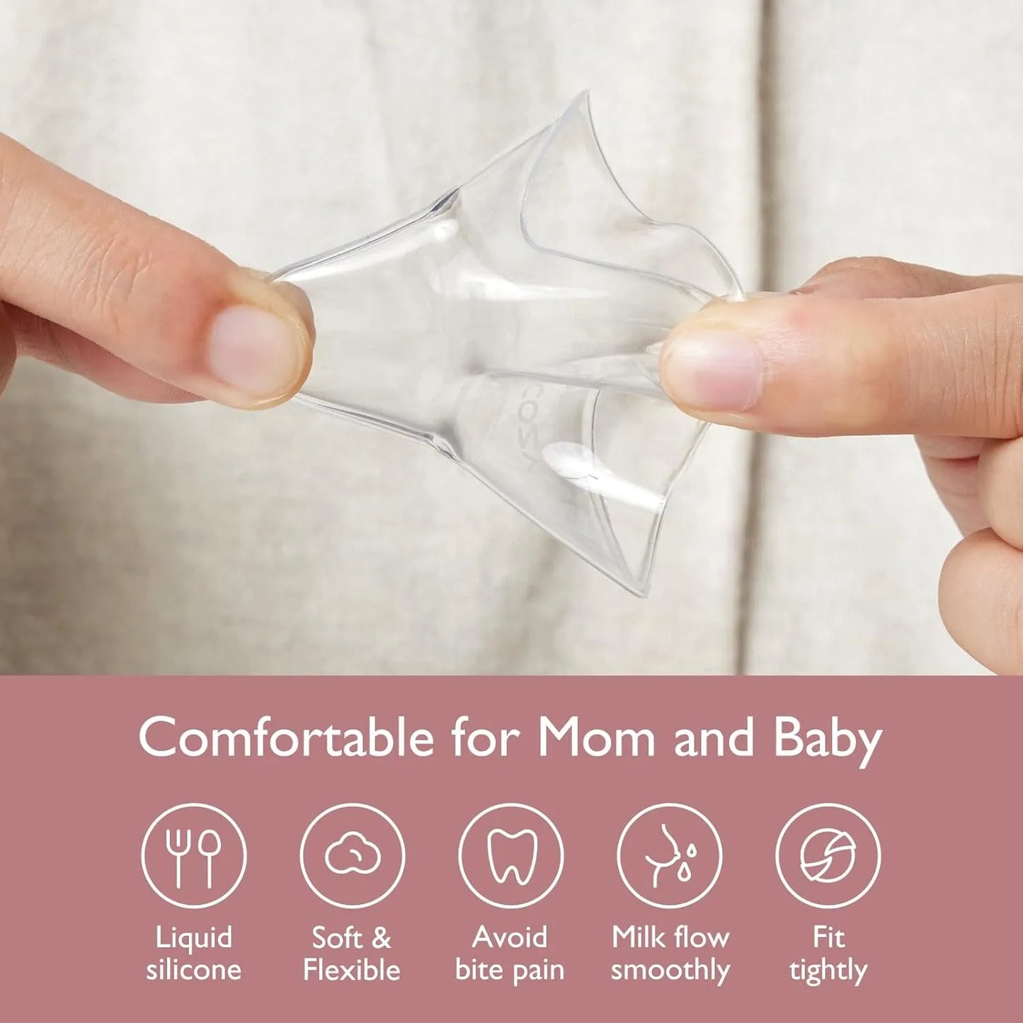 Silicone Nipple Protector For Breastfeeding (2Pcs)