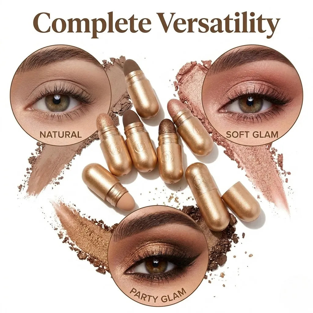 Premium 12 Shade High Gloss Eyeshadow Capsule Set
