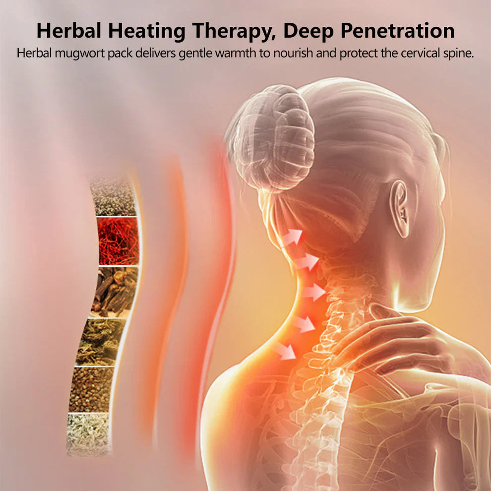 Heated Cervical Alignment Pillow for Neck Relief
