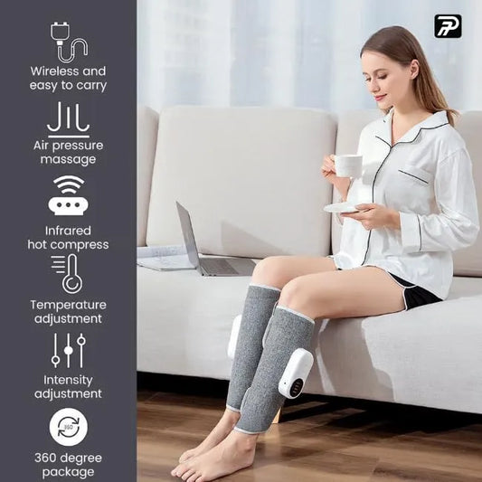 Smart Heated Leg Massager for Everyday Comfort (Pair)