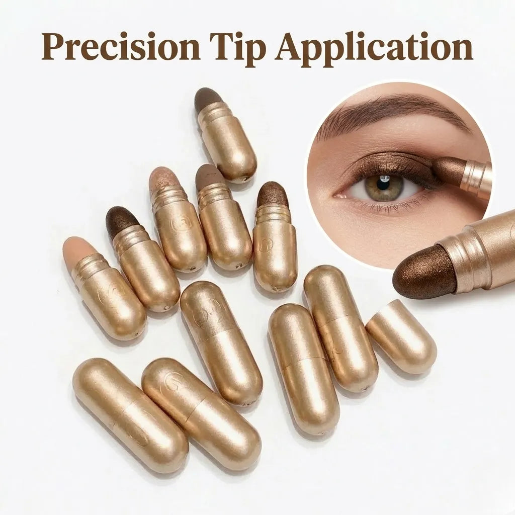 Premium 12 Shade High Gloss Eyeshadow Capsule Set