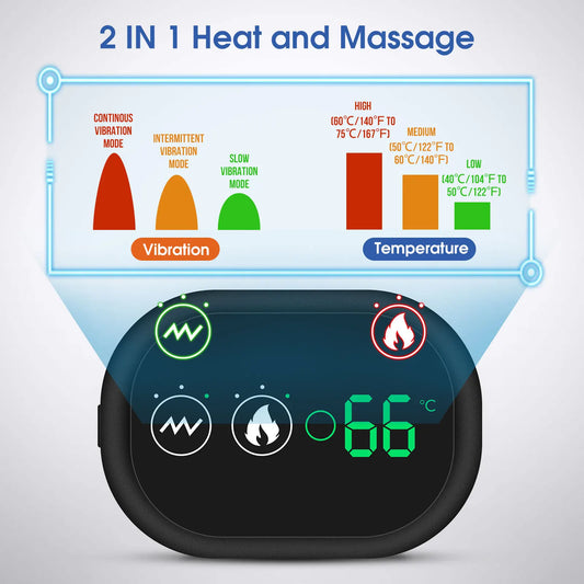2-In-1 Heated & Vibration Shoulder Pain Relief Massager