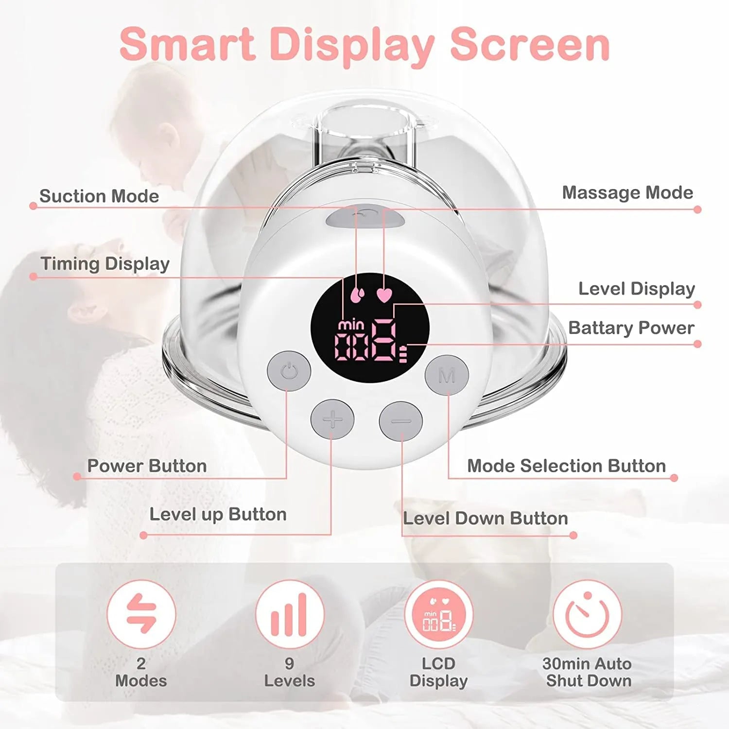 Automatic Hands-Free Wearable Breast Milk Pump