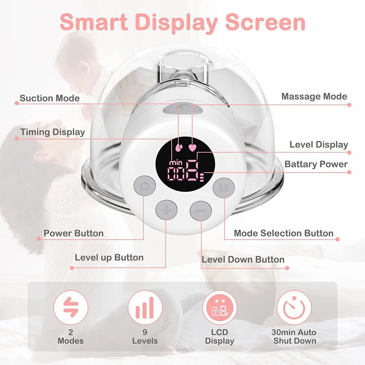 Automatic Hands-Free Wearable Breast Milk Pump