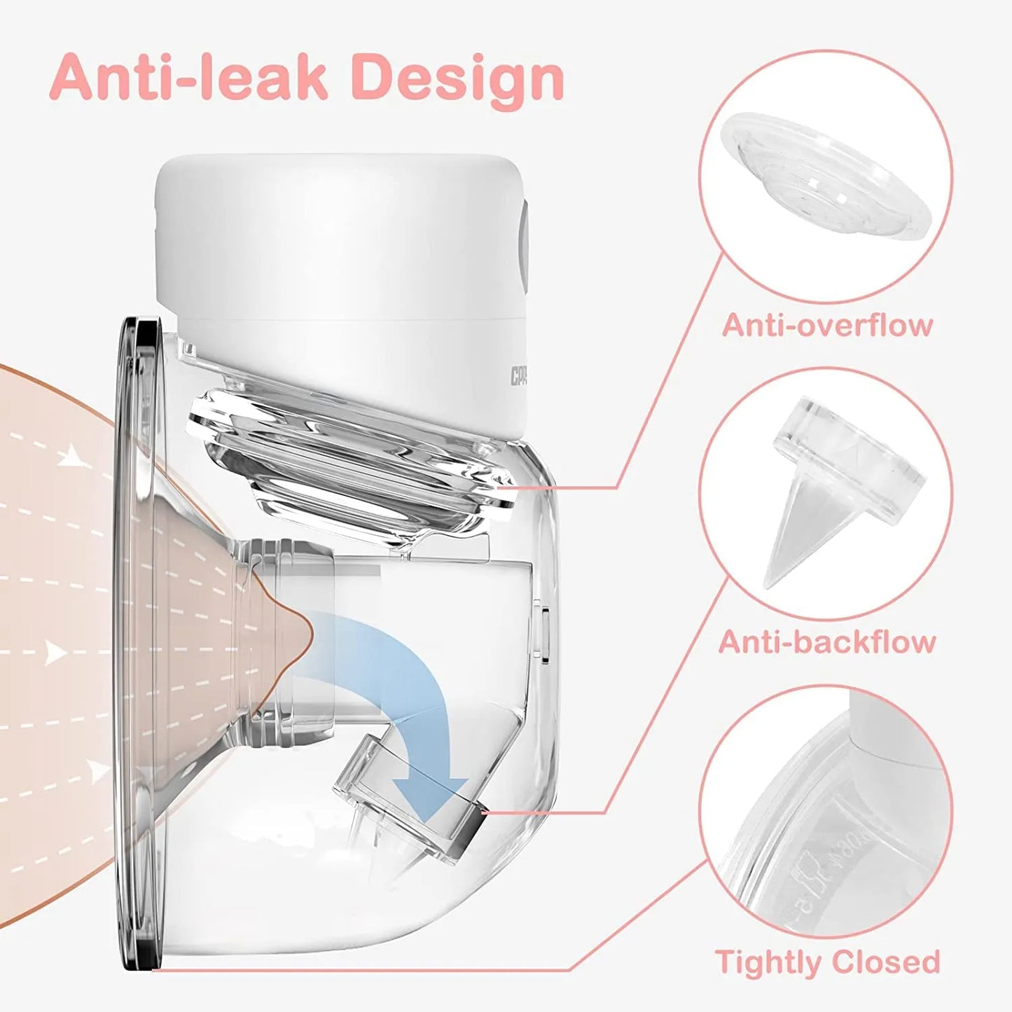 Automatic Hands-Free Wearable Breast Milk Pump