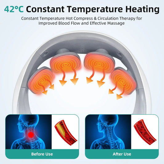 Smart EMS Cervical Pain Therapy Massager