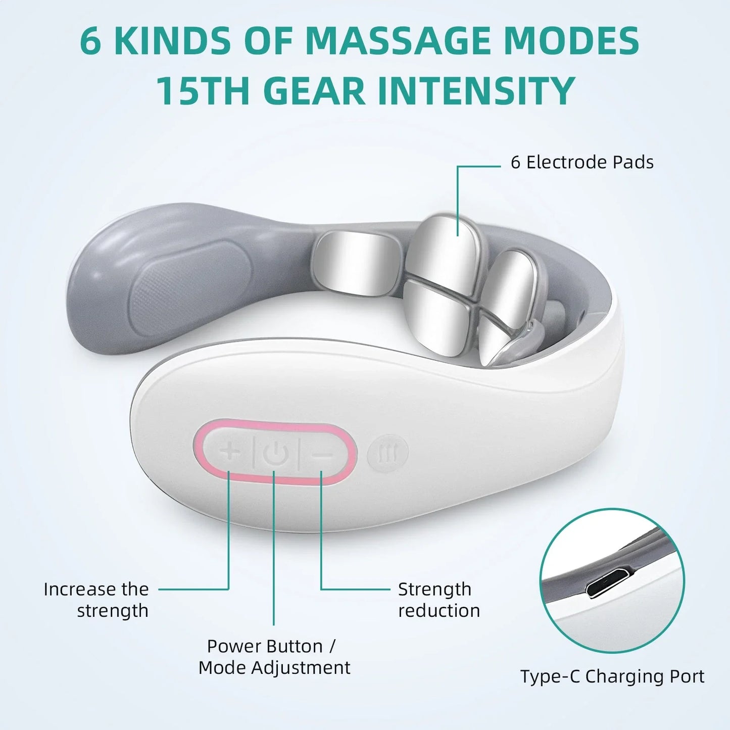 Smart EMS Cervical Pain Therapy Massager
