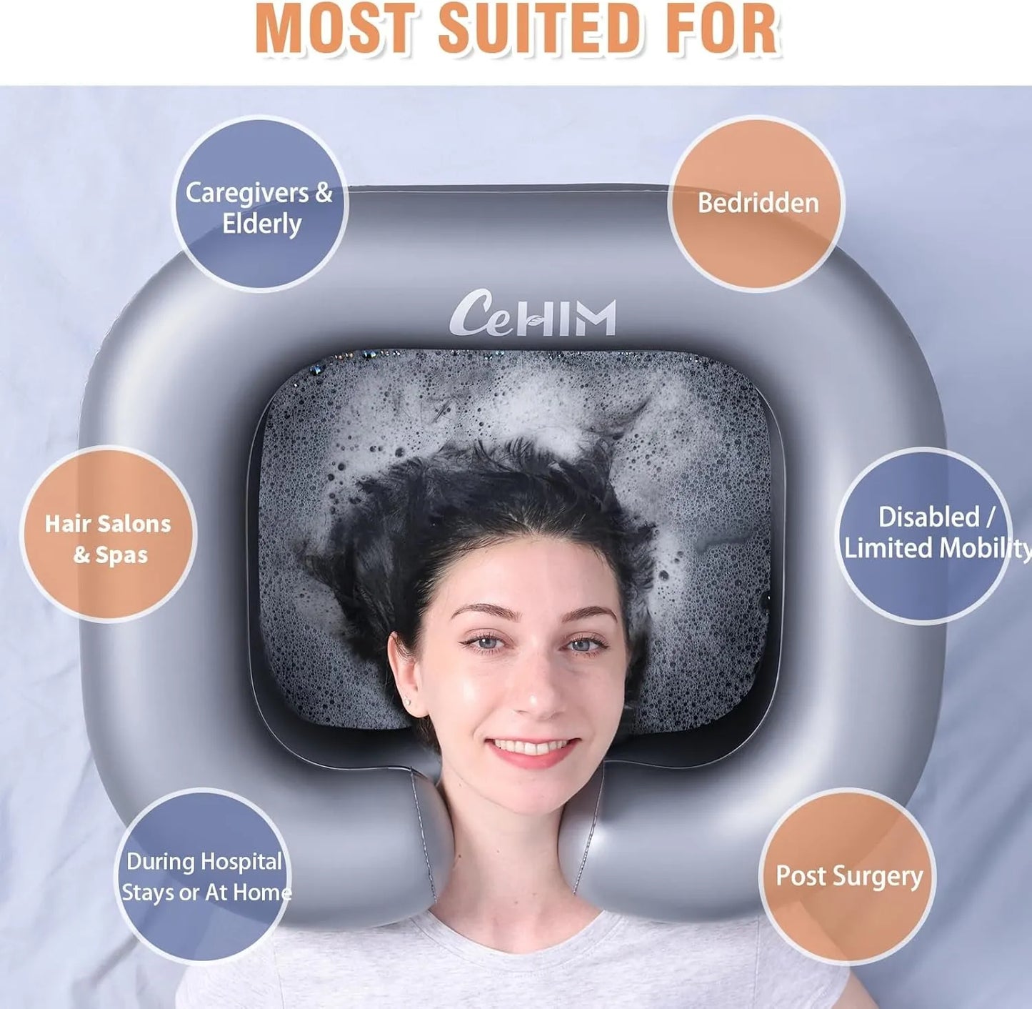 Portable Inflatable Hair Wash Basin – Easy & Mess-Free