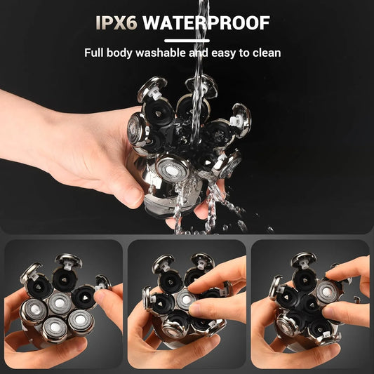 Advanced 7-Head Wireless Electric Precision Grooming Shaver