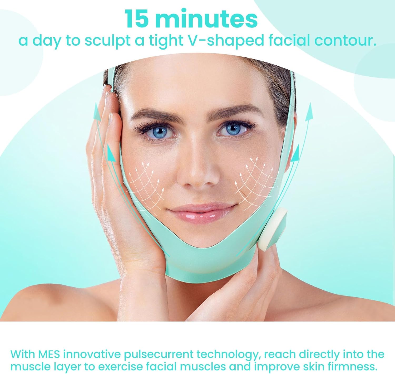Skin-Tightening Face Lifter V-Strap Massager