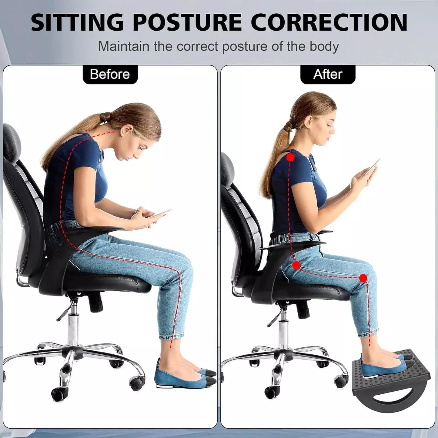 Rocking Foot Rest Massager With Rollers