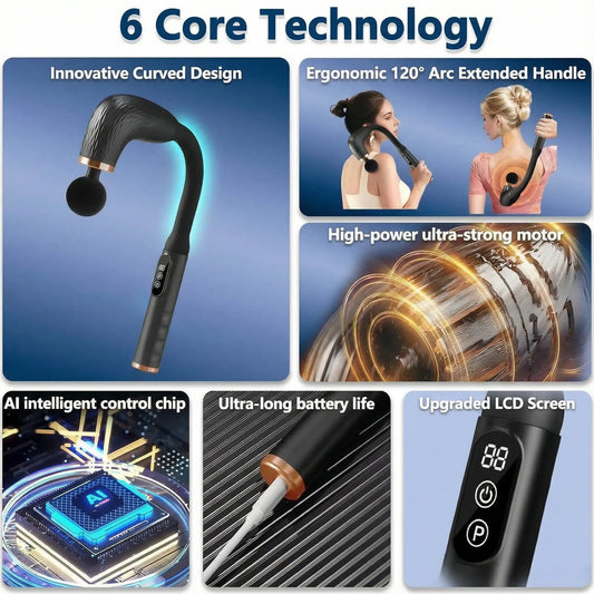 U-Shaped Deep Tissue Back & Neck Massager