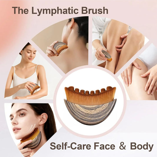 Skin Firming Massage Brush for Defined Jawline Contours