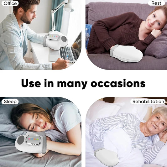 Smart Air Compression Hand Massager with Heat Therapy