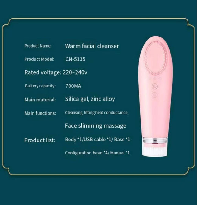 4-in-1 Warm Massage Cleanser for Glass Skin Effect