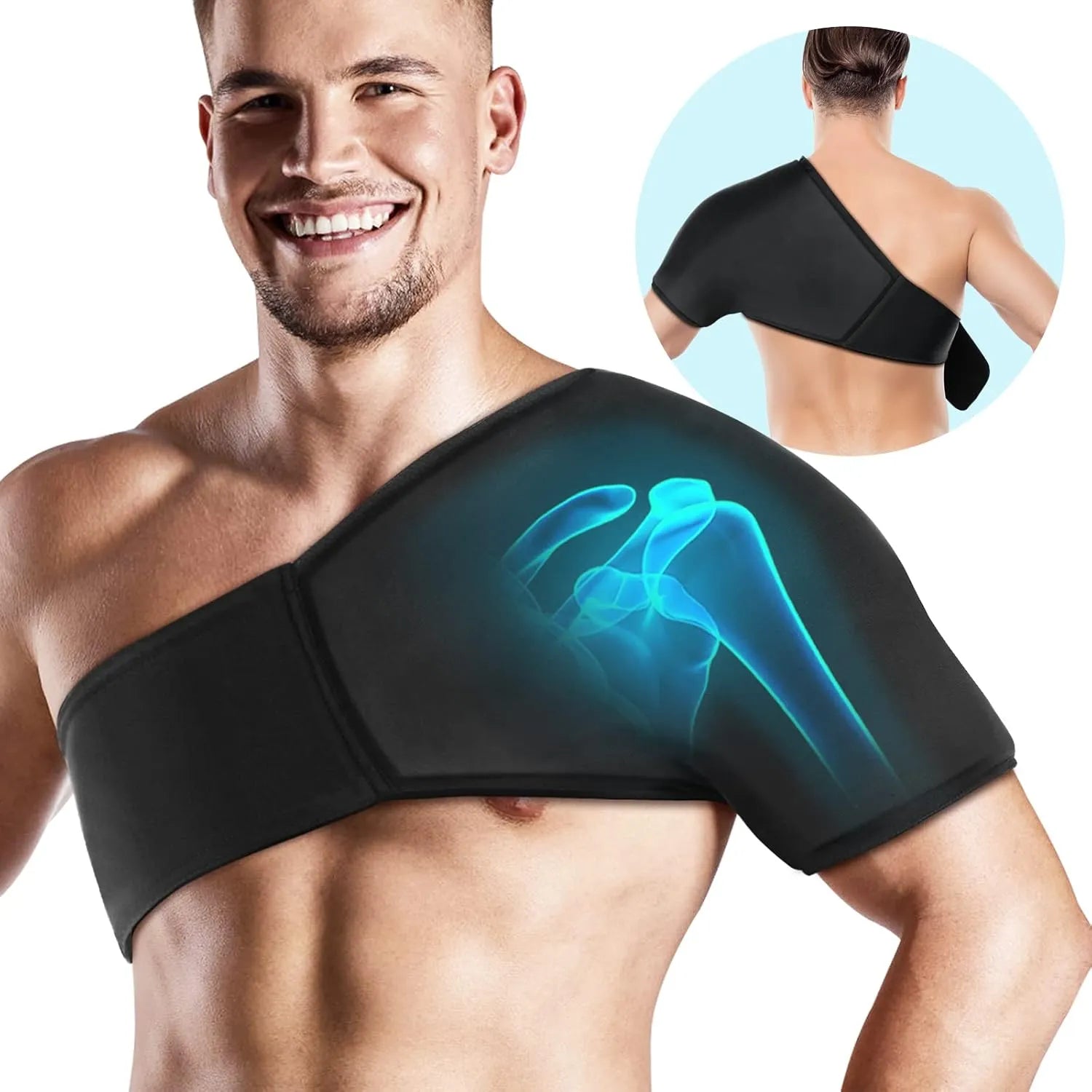 Instant Pain Relief Hot & Cold Shoulder Support Compression Wrap