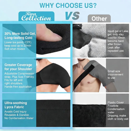 Instant Pain Relief Hot & Cold Shoulder Support Compression Wrap