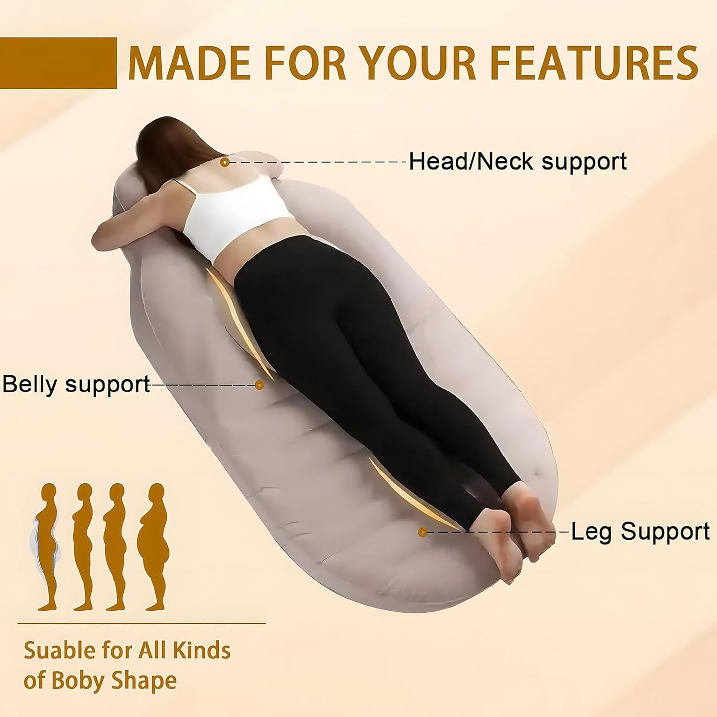 Inflatable Pregnancy Pillow