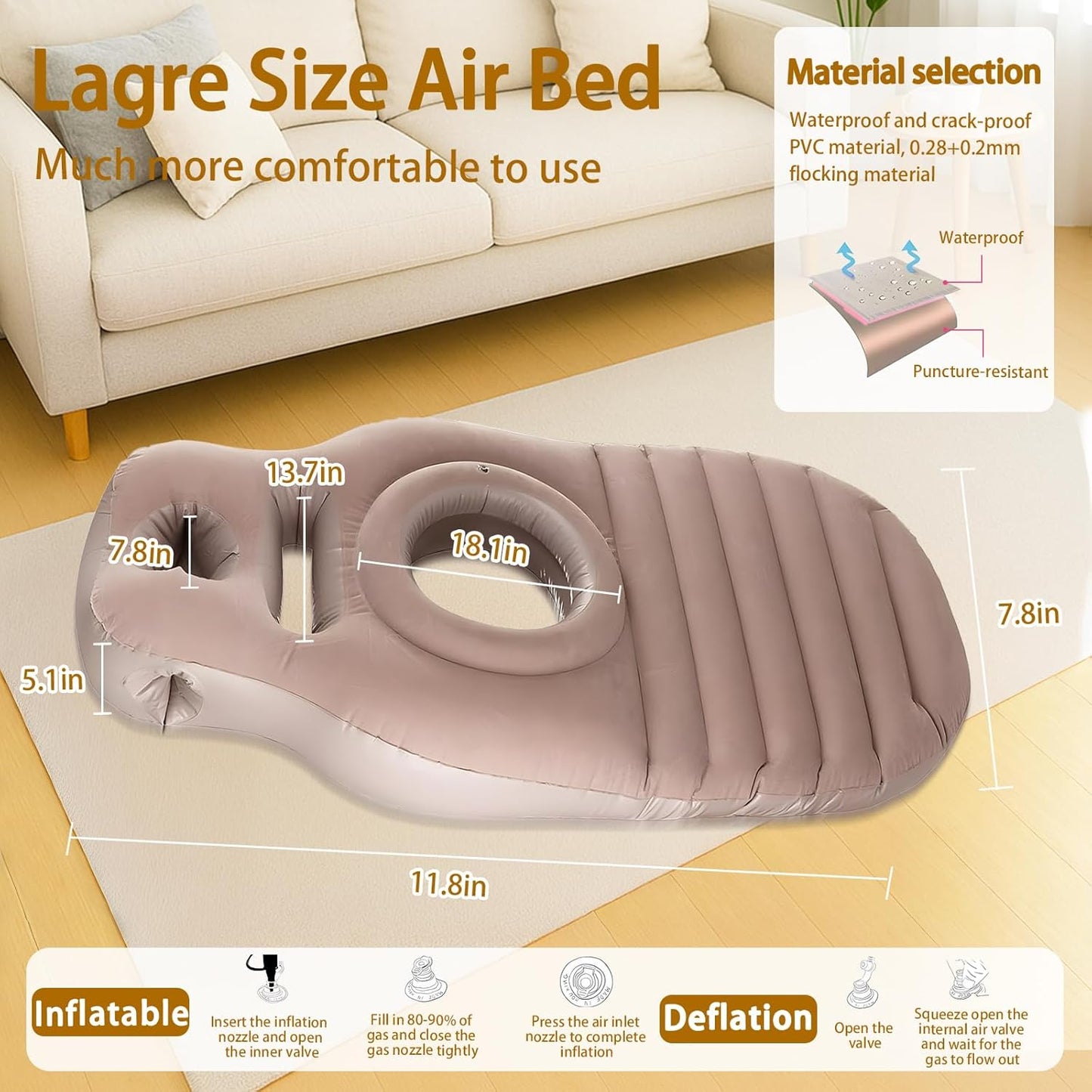 Inflatable Pregnancy Pillow