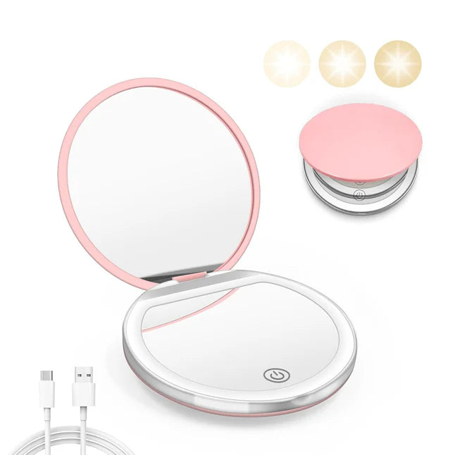 Smart Touch Portable LED Makeup Mirror