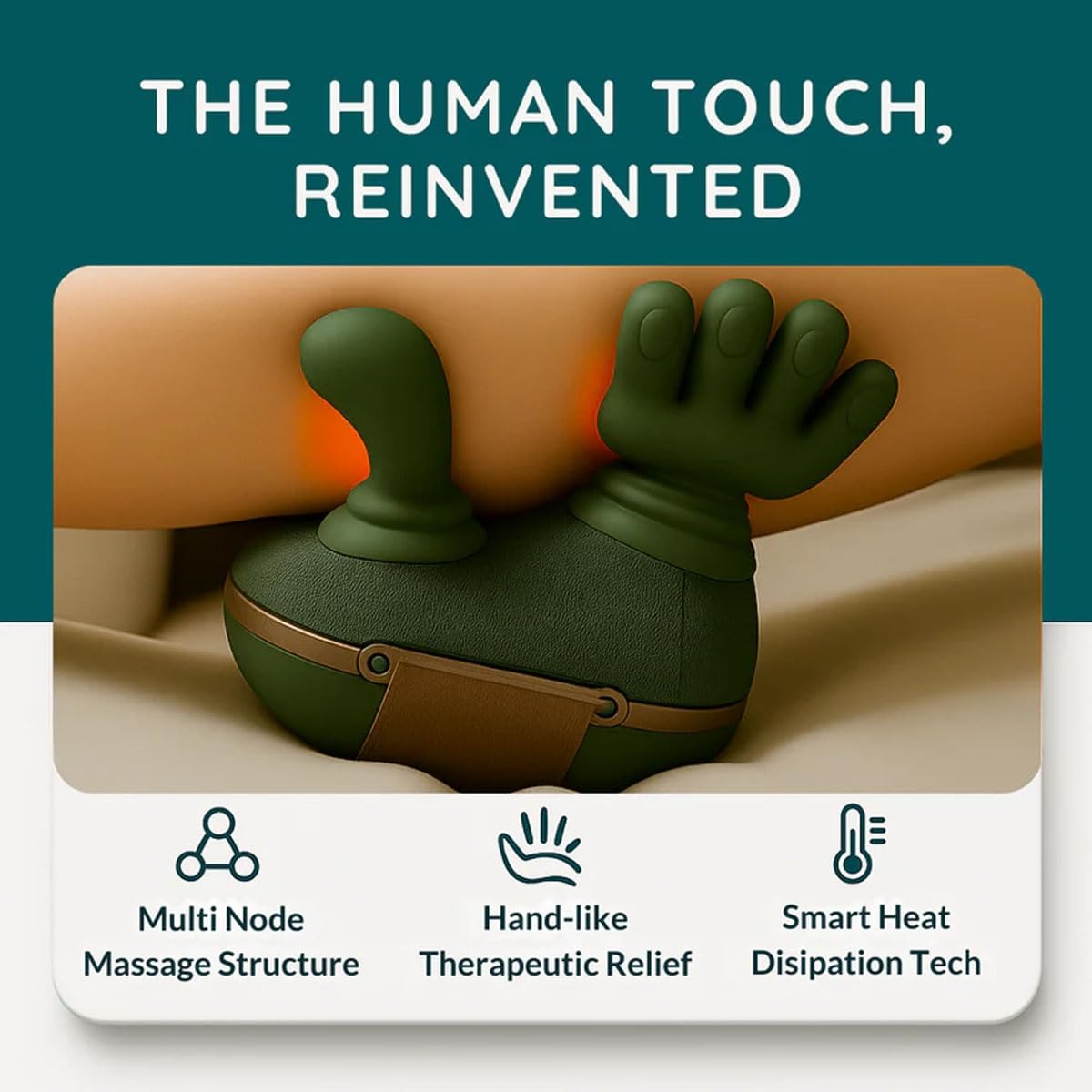 Portable Heat & Deep-Relief Body Massager