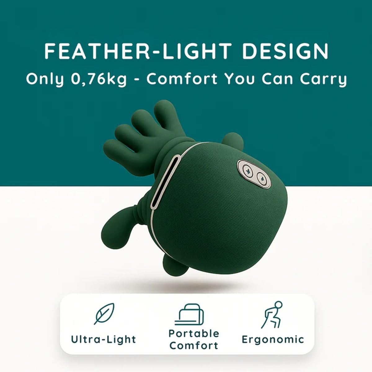 Portable Heat & Deep-Relief Body Massager