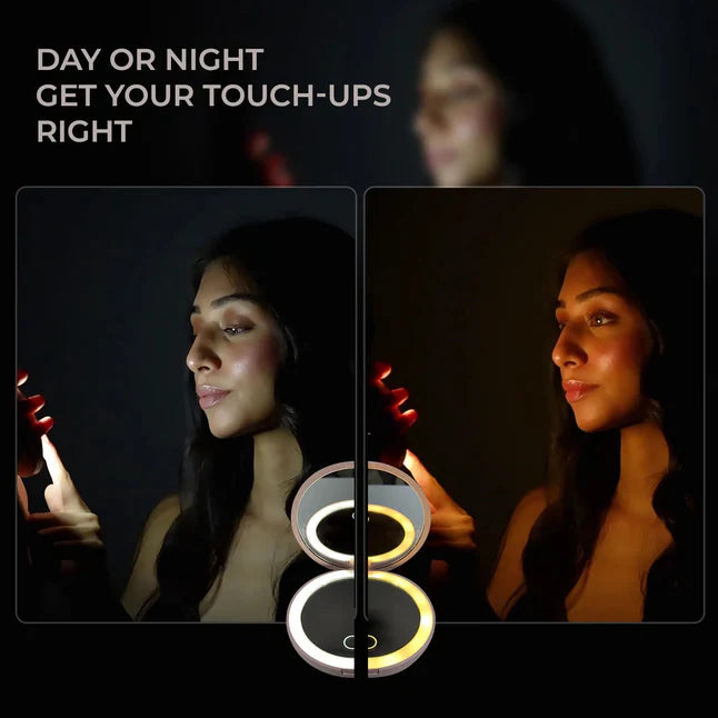 Smart Touch Portable LED Makeup Mirror