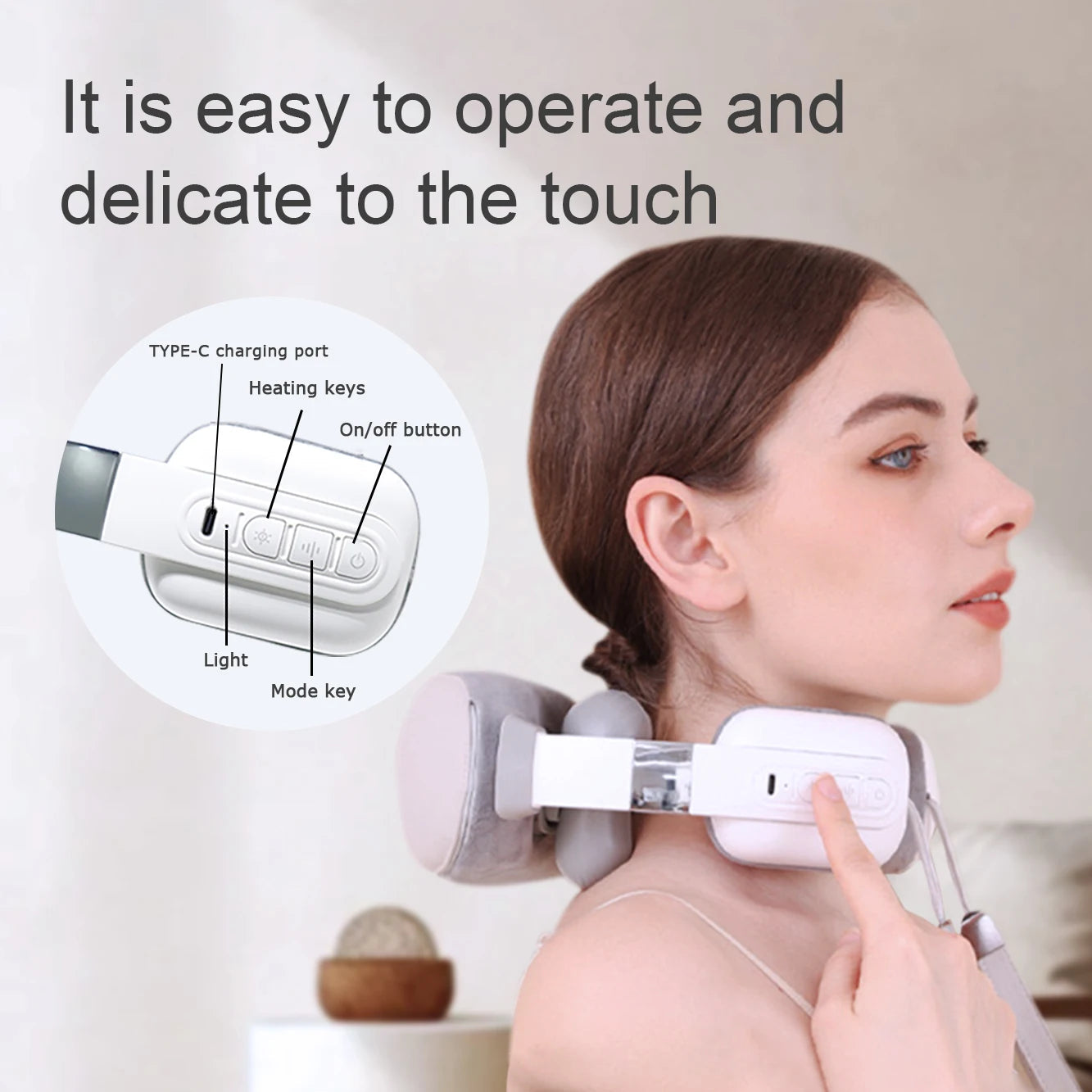 Powerful Electric Neck Massager – Relax Muscles Quickly