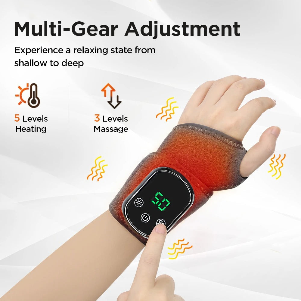 Heating Wrist Massager for Pain Relief