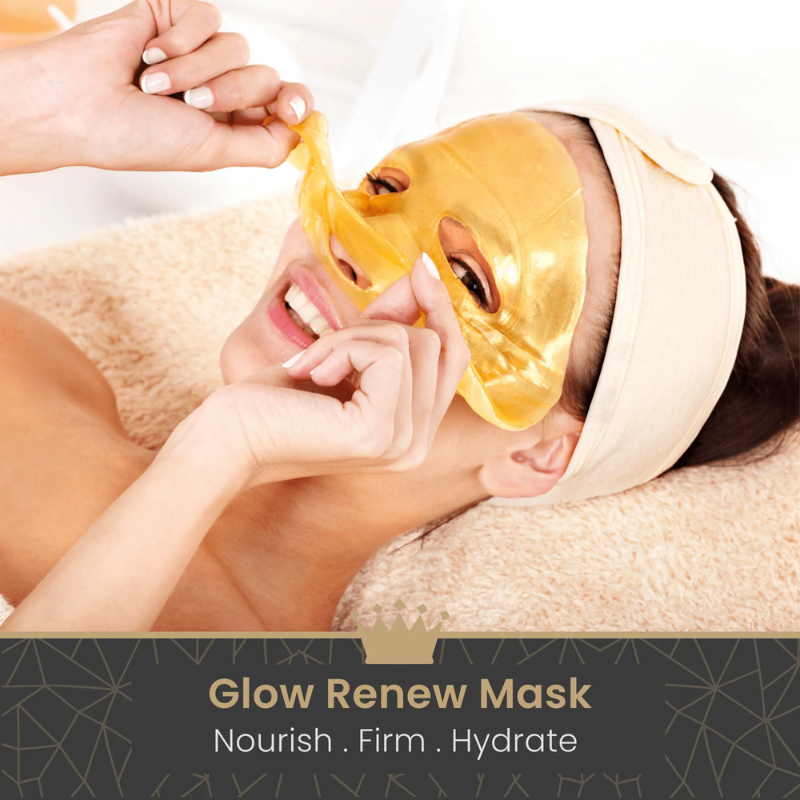 24K Gold Collagen Face Mask – Instant Glow & Anti-Aging Lift