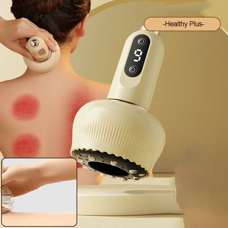 Electric Multifunction Vacuum Cupping Guasha Massager for Back Pain & Stiffness